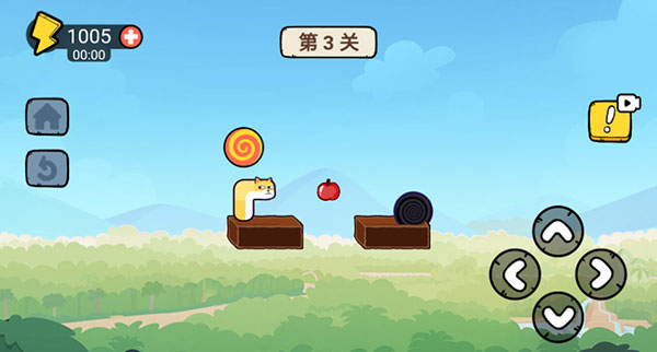 贪吃的苹果蛇截图