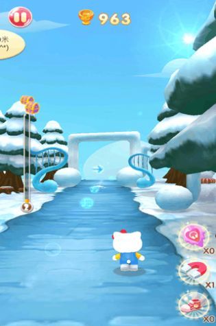 凯蒂猫跑跑乐无限金币钻石版截图