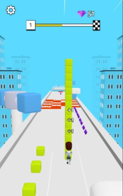 方块堆栈跑截图