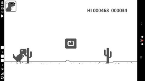 谷歌小恐龙截图