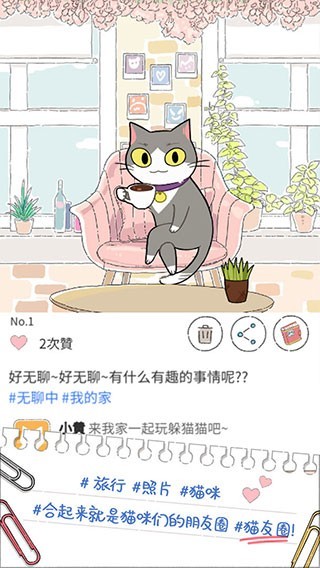 猫友圈猫咪的旅行截图