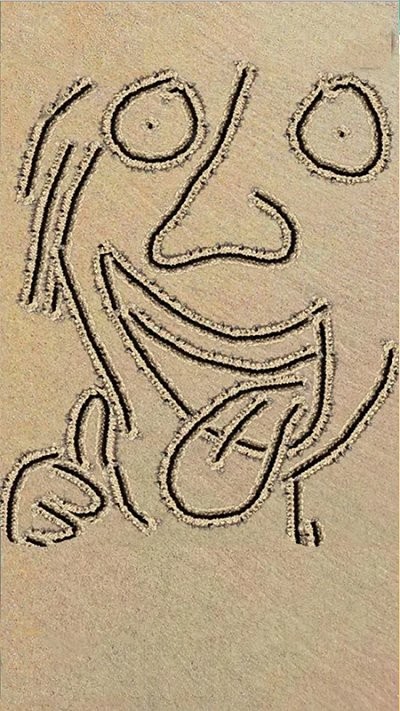 沙滩涂鸦画截图