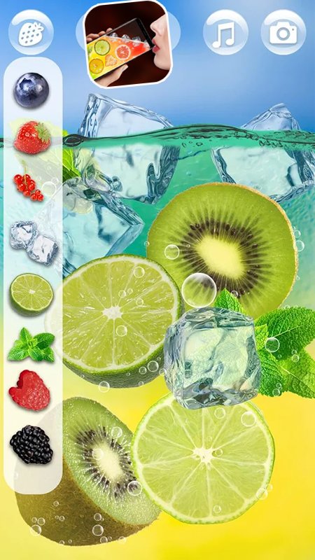 模拟手机喝饮料截图