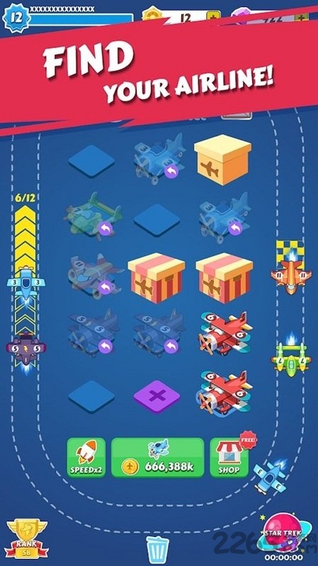 合并飞机放置截图