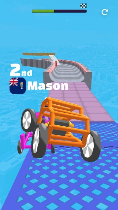 手绘赛车比赛截图