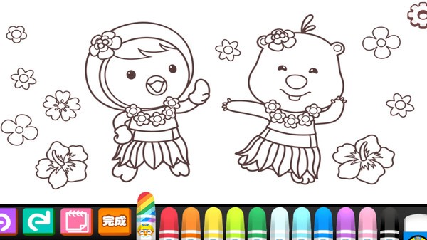 小猪佩奇涂鸦画本截图