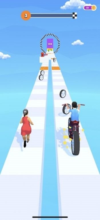 情侣骑自行车截图