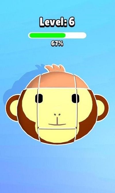 face旋转拼图截图