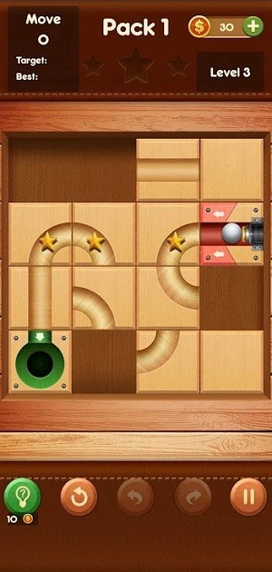 rolling ball slide puzzle截图
