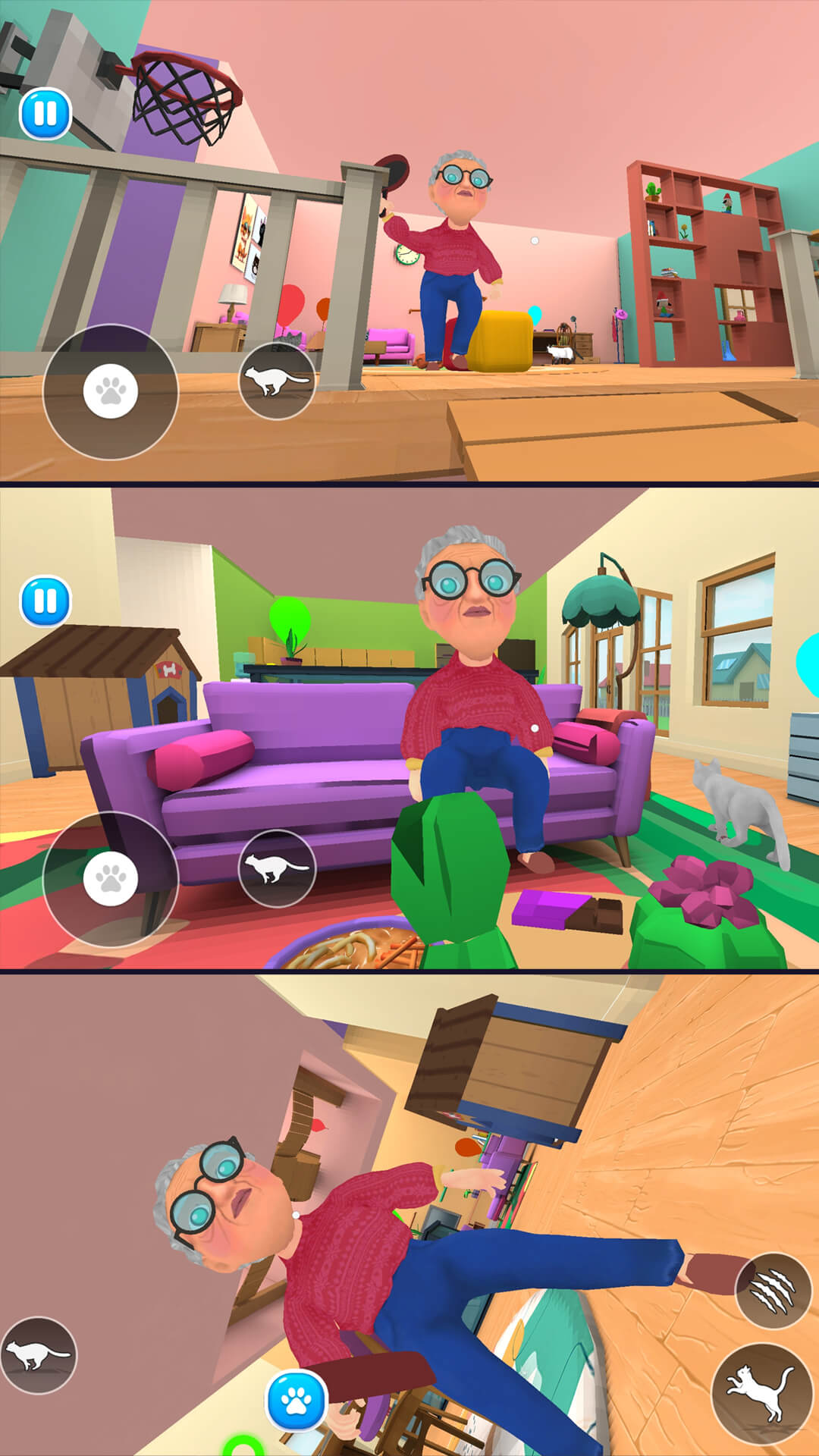 坏猫和奶奶截图