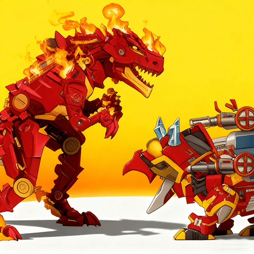 机甲恐龙王者对战