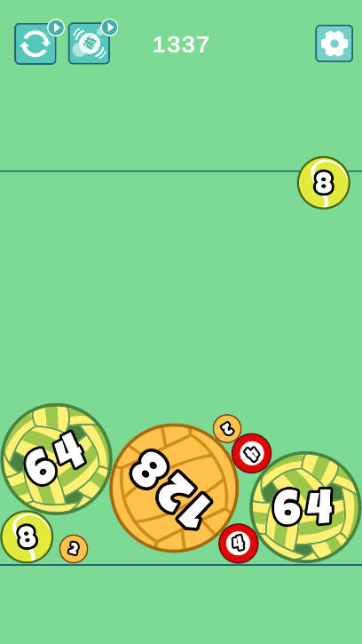 2048合并球最新版截图