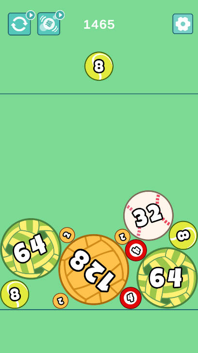 2048合并球最新版截图