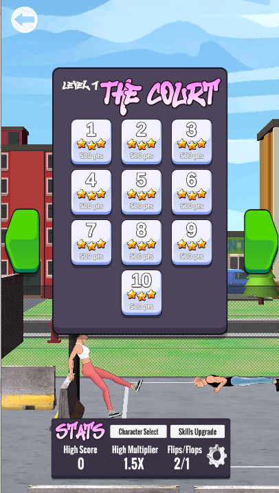 跑酷的起源游戏关卡解锁版(潮翻天菜单版)截图