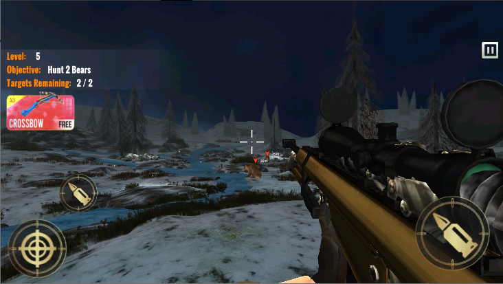 丛林鹿狩猎模拟器游戏免广告获得奖励截图