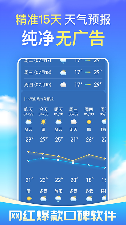 更云天气预报app截图