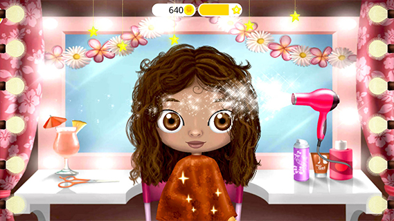 公主美发染发游戏截图
