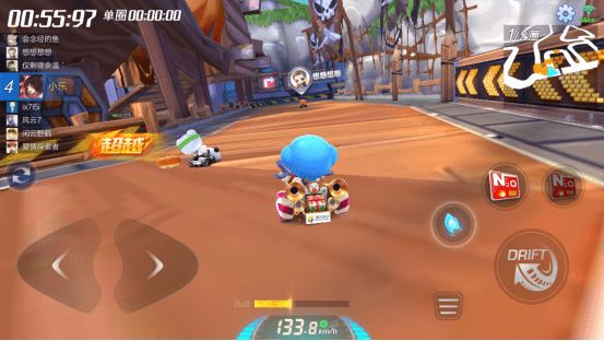 跑跑卡丁车手游撞见玩家掉落悬崖挑战任务完成攻略