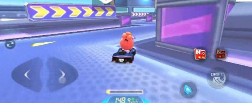 跑跑卡丁车手游L1驾照太空蜿蜒赛攻略1