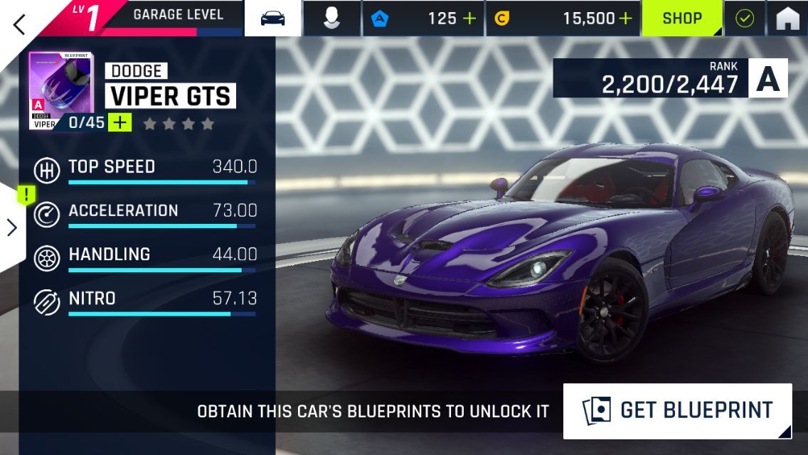 狂野飙车9道奇Viper gts图片