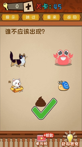 最强的大脑第45关攻略