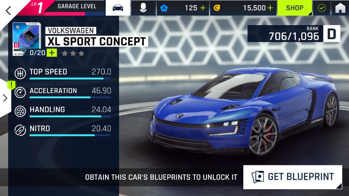 狂野飙车9大众XL SPORT CONCEPT图片