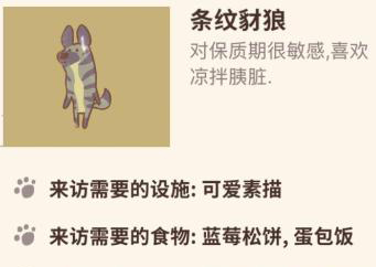 动物餐厅条纹豺狼为什么不来