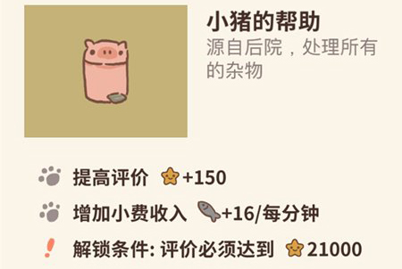 动物餐厅小猪的帮助